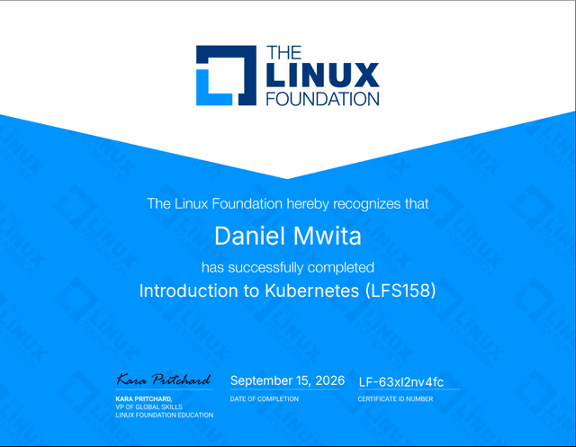 Introduction to Kubernetes certificate